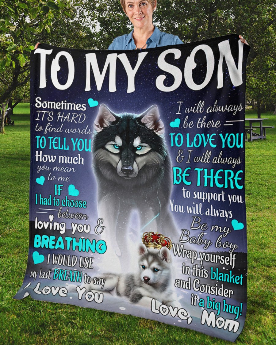 Gift for Son Blanket - from mom