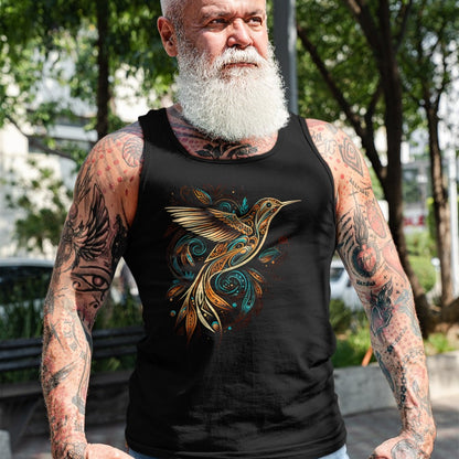 Native American T-Shirts, Vintage Native American Unisex T-Shirt/Hoodie/Sweatshirt HLT00 - Hummingbird Native American Indian Northwest Tribal Graphic T-Shirt