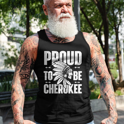 Native American T-Shirts, Vintage Native American Unisex T-Shirt/Hoodie/Sweatshirt HLT00 - Proud To Be Cherokee Native American Indian T-shirt T-Shirt