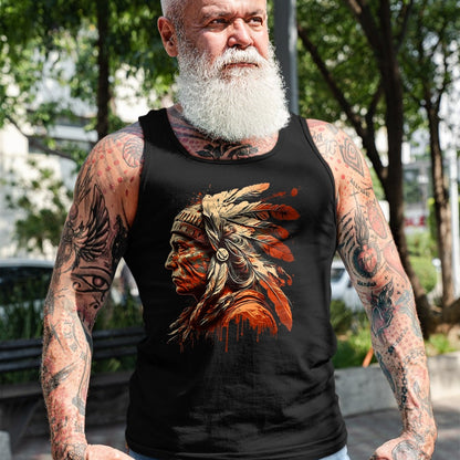 Native American T-Shirts, Vintage Native American Unisex T-Shirt/Hoodie/Sweatshirt HLT00 - Native American Heritage Indigenous Indian Chief T-Shirt (1)