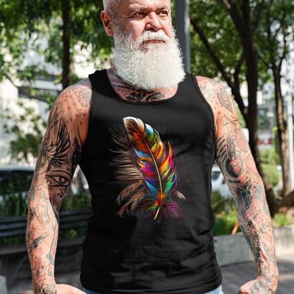 Native American T-Shirts, Vintage Native American Unisex T-Shirt/Hoodie/Sweatshirt HLT00 - Feather Southwest Native American Indian Tribal Art Graphic T-Shirt