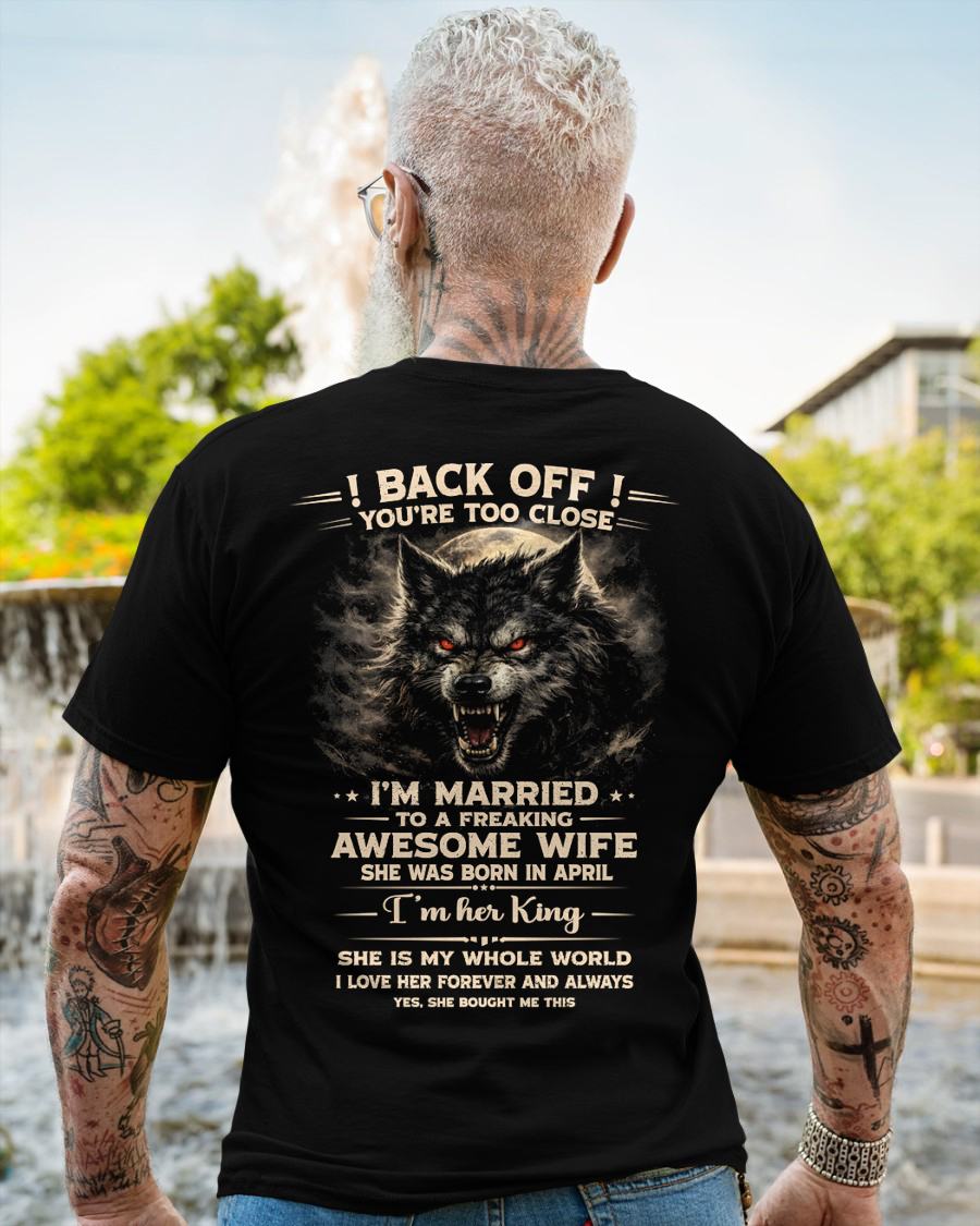 APRIL - BACK OFF! YOU'RE TOO CLOSE - GIFT FROM WIFE - CCDI04 (SKU26T-01-25-04)