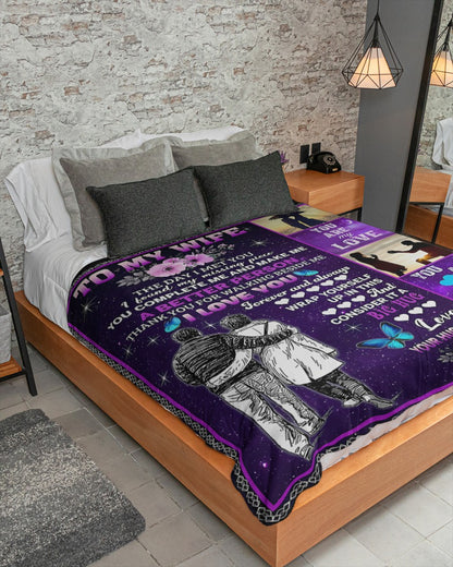 Special Gift For Your Wife Blanket - From Husband (SKU-CHAU-B14) FULL