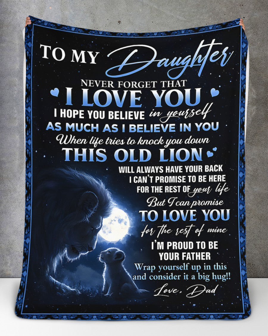 Special Gift for Your Daughter - From Dad Blanket (SKU2603-148)