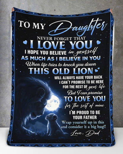 Special Gift for Your Daughter - From Dad Blanket (SKU2603-148)