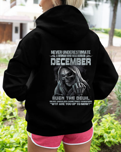 CCDI12 - NEVER UNDERESTIMATE A WOMAN WHO WAS BORN IN DECEMBER - FMA DTG-(SKU09-13-12)