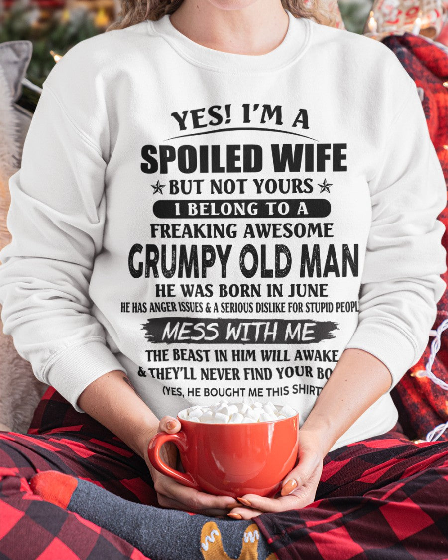 Grumpy Old Man June – Perfect gift for your wife From Husband – CCDI06 (SKU08-63-06)