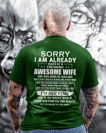 Awesome wife January - Perfect gift for your husband - ccdi01 (SKU68-79-01)