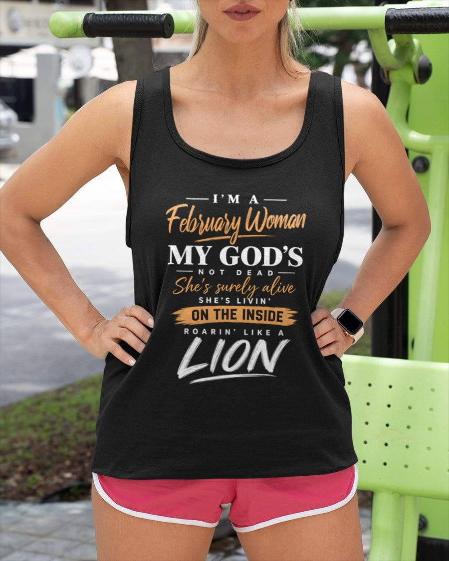ccdi02 - I’M A FEBRUARY WOMAN MY GOD’S NOT DEAD - FMA (SKU2608-507-02)