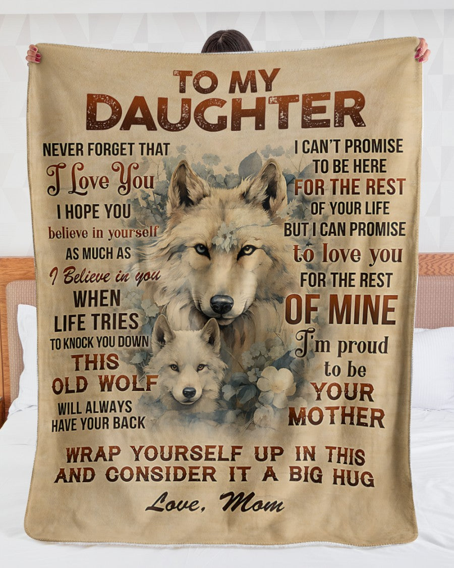Special Gift For Your Daughter Blanket - From Mom (SKU2604-71)