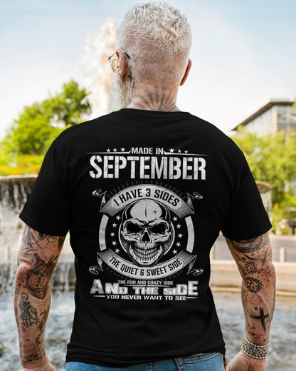 I WAS BORN IN SEPTEMBER, I HAVE 3 SIDES male (SKU08-65-09)