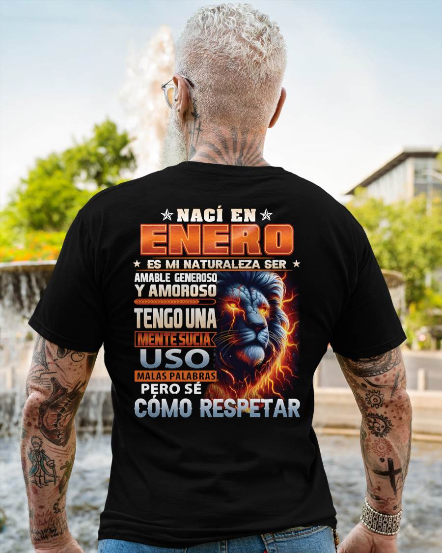 ENERO - MENTE SUCIA PERO SÉ RESPETAR - REGALO DE CUMPLEAÑOS PARA HOMBRES - CCDI01sp (SKU10-68-01)