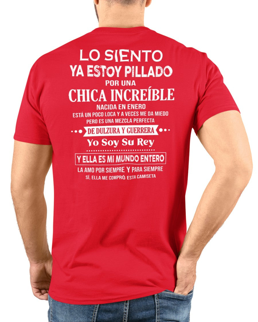 Enero Chica increíble - Regalo especial para tu novio - T01 (SKU04-112)