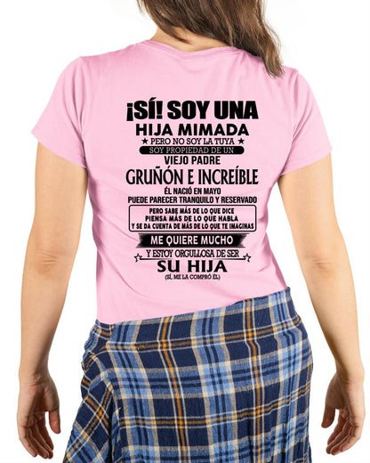 Mayo Padre Increíble - Regalo especial para hija - TBN - T05 (SKU04-109-05)