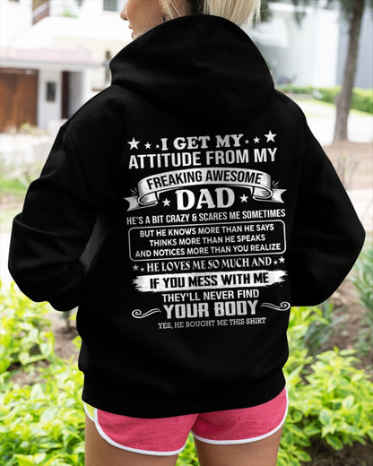 ccdi00 - Freaking Awesome Dad - Birthday Gift From Dad / Man - (SKU2604-181-00)