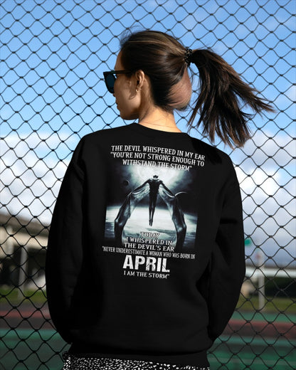APRIL - NEVER UNDERESTIUNDER A WOMAN - I AM THE STORM-FMA-(SKU-CHAUU-04)