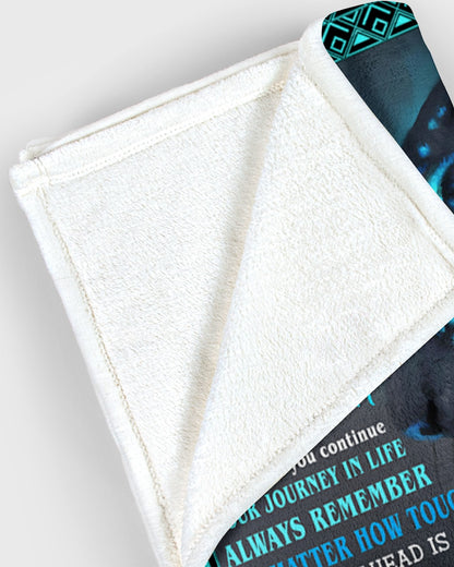 To my son - Gift for son Fleece Blanket - from mom (SKUB07-80)