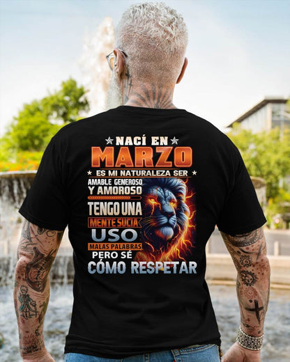 MARZO - MENTE SUCIA PERO SÉ RESPETAR - REGALO DE CUMPLEAÑOS PARA HOMBRES - CCDI03sp (SKU10-68-03)