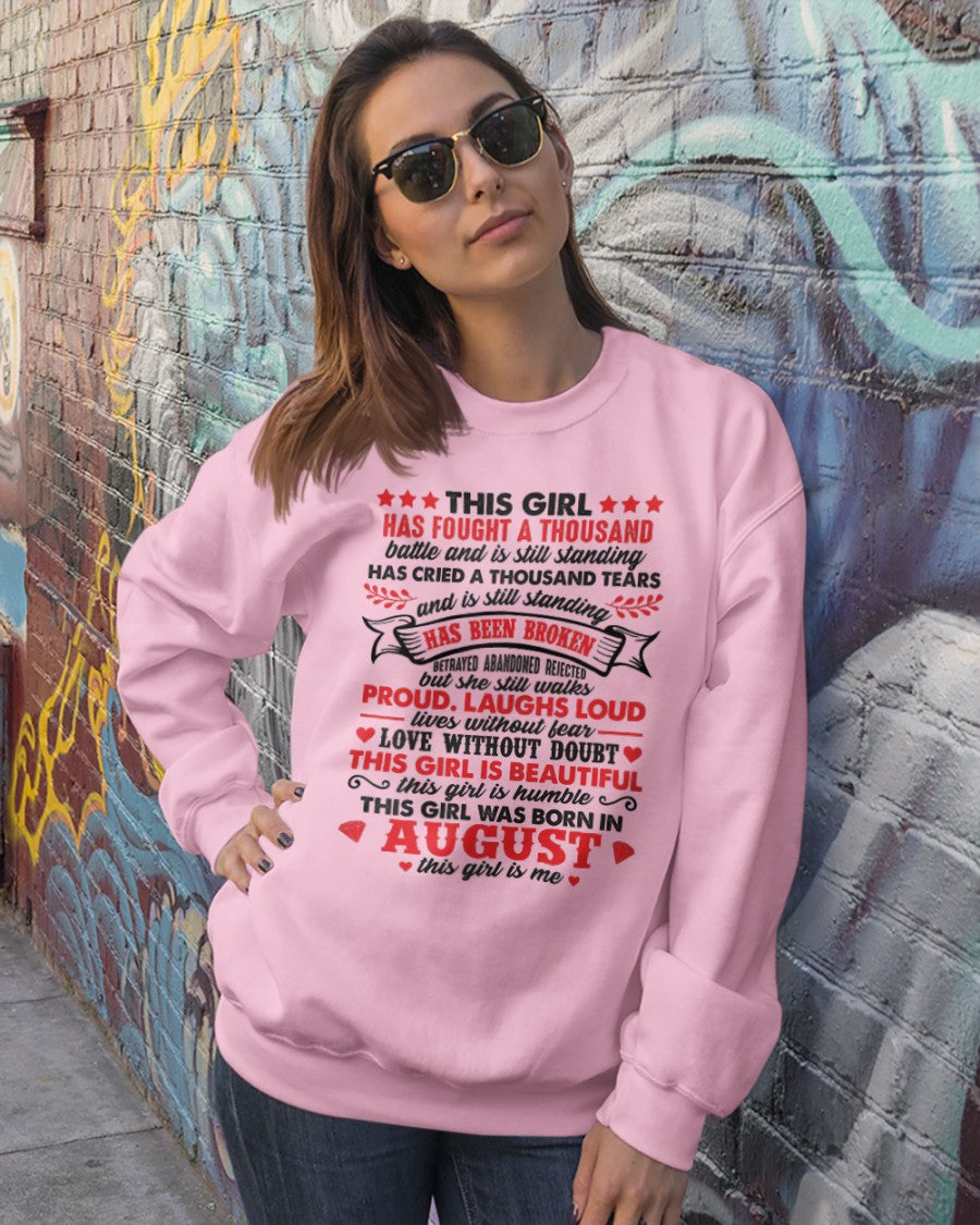 This girl has fought a thousand, she was born August - Vivian08