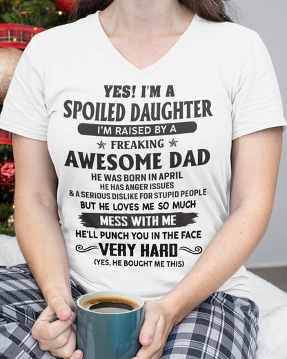 April - Awesome Dad - Perfect gift for your daughter - FROM MAN ccdi04 (SKU07-138-04)