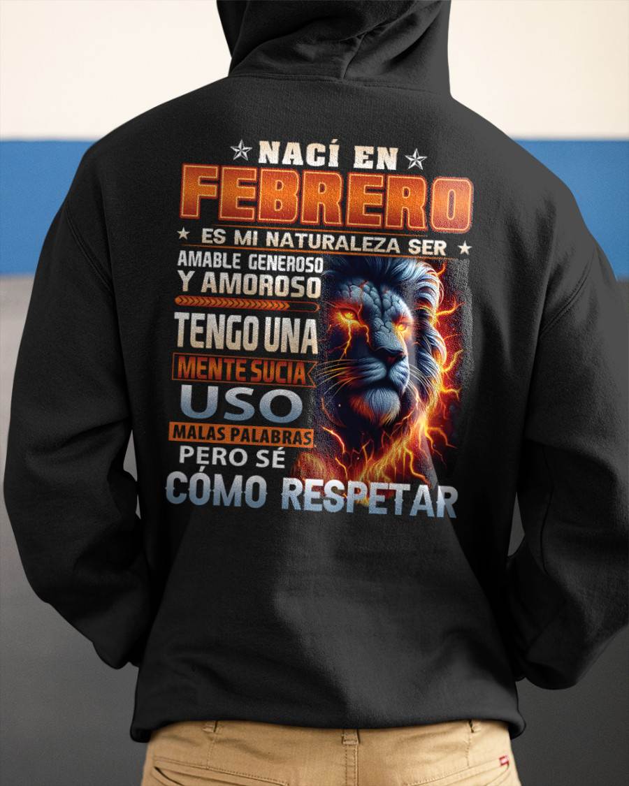 FEBRERO - MENTE SUCIA PERO SÉ RESPETAR - REGALO DE CUMPLEAÑOS PARA HOMBRES - CCDI02sp (SKU10-68-02)