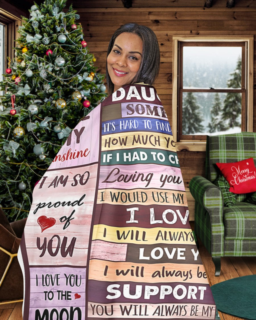 Blanket Gift for Your Daughter – From Mom (SKU2610-52)