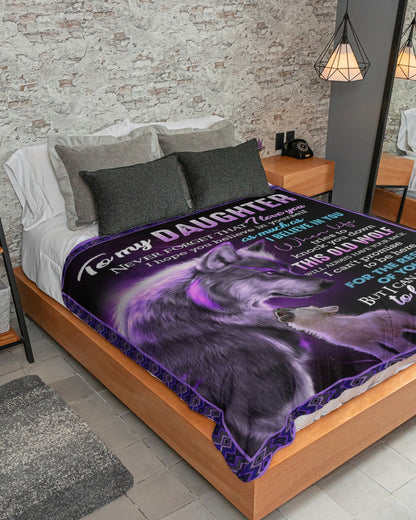 Special Gift For Your Daughter Blanket - From Dad