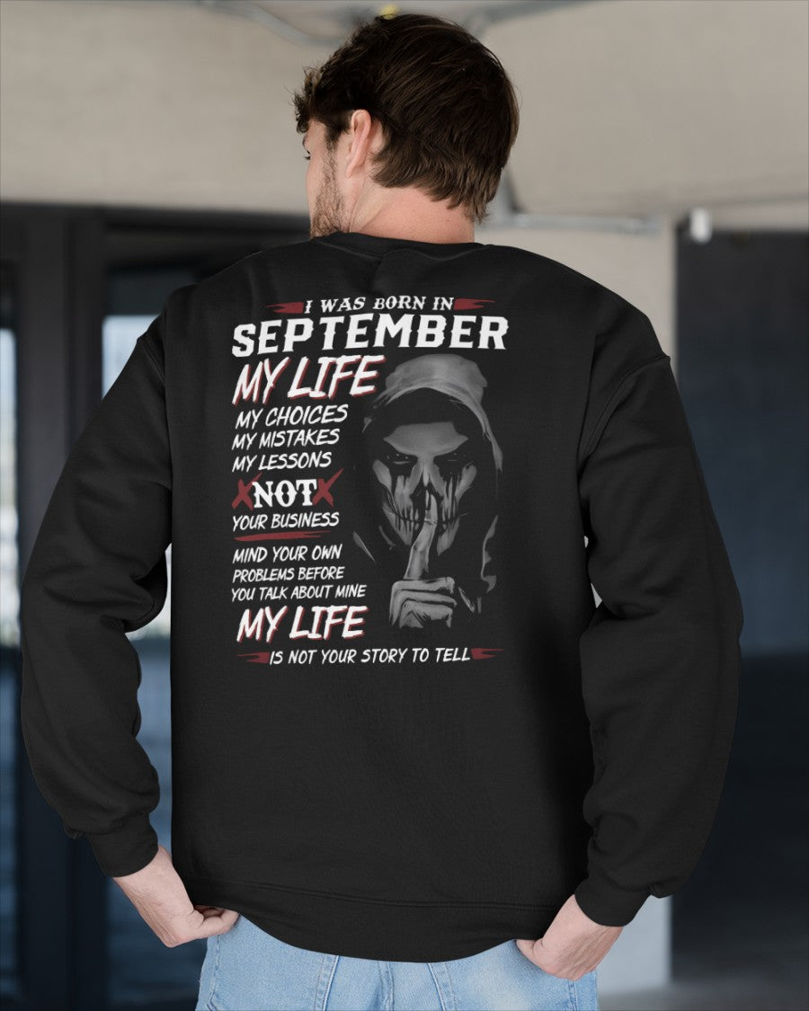 I WAS BORN IN SEPTEMBER- male (SKU08-36-09)