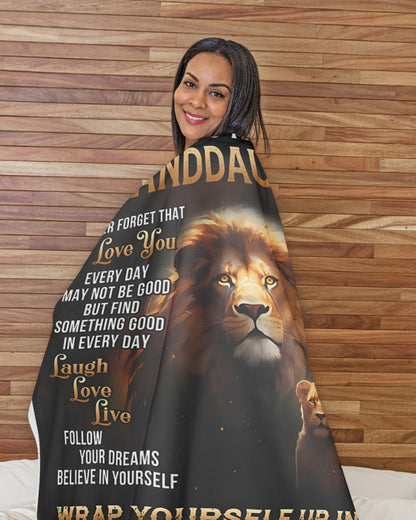 Special Gift For Your Granddaughter Blanket - From Grandpa (SKU2605-212)