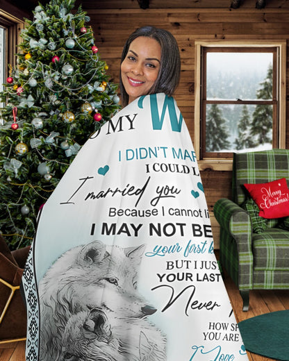 Special Gift For Your Wife Blanket - From Husband (SKU-CHAU-B15) FULL