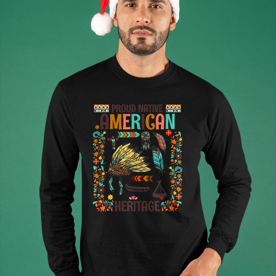 Native American T-Shirts, Vintage Native American Unisex T-Shirt/Hoodie/Sweatshirt HLT00 - Native American Heritage Idea For Women Native American T-Shirt