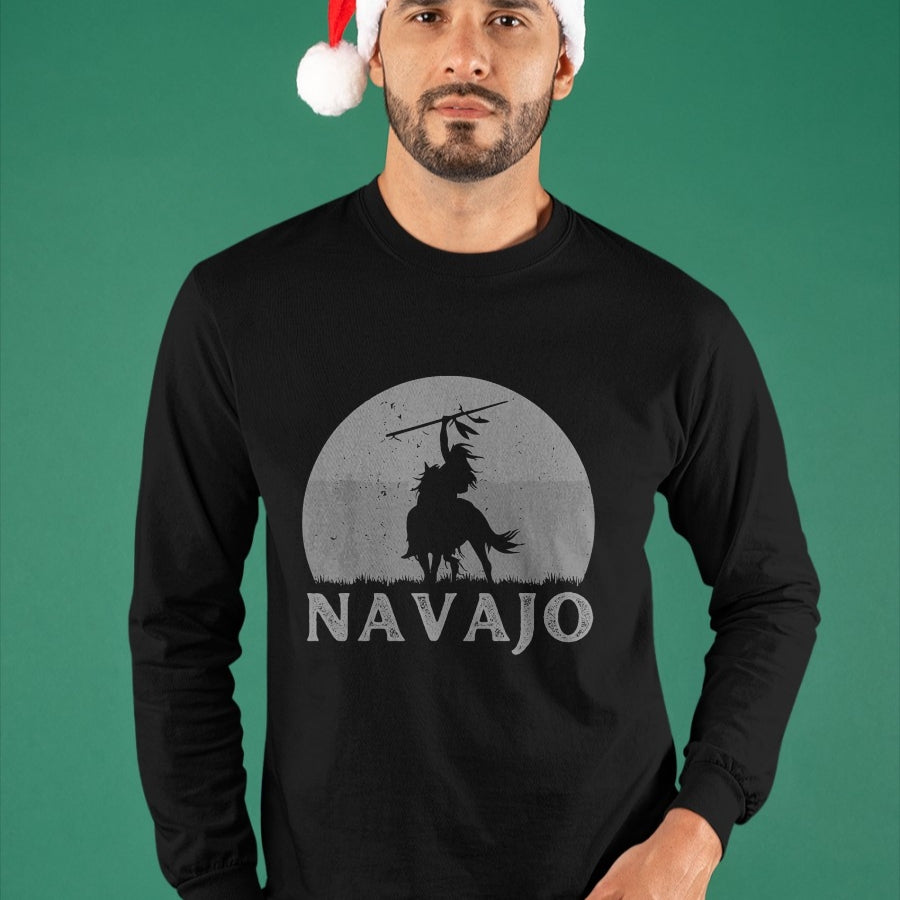 Native American T-Shirts, Vintage Native American Unisex T-Shirt/Hoodie/Sweatshirt HLT00 - Navajo Tribe Indigenous People's Day Native American Indian T-Shirt (1)