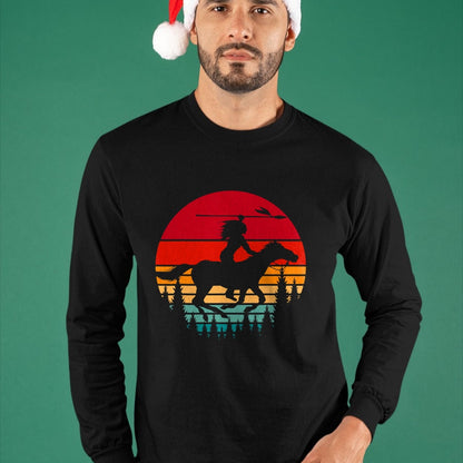 Native American T-Shirts, Vintage Native American Unisex T-Shirt/Hoodie/Sweatshirt HLT00 - Retro Native American Bear Artwork Native American Heritage T-Shirt (1)