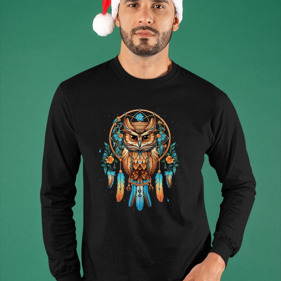 Native American T-Shirts, Vintage Native American Unisex T-Shirt/Hoodie/Sweatshirt HLT00 - Pacific Northwest Red Tail Hawk Native American Style Art T-Shirt (1)