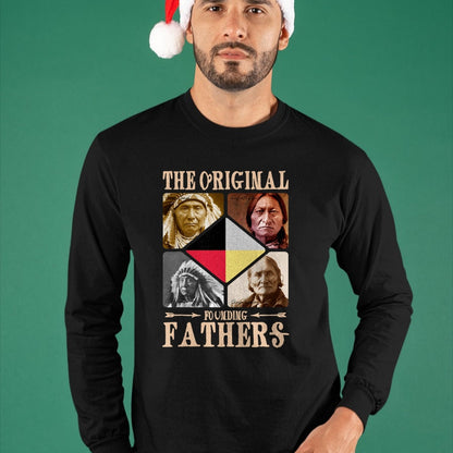 Native American T-Shirts, Vintage Native American Unisex T-Shirt/Hoodie/Sweatshirt HLT00 - Original Founding Fathers Native American Tribe T-Shirt (1)