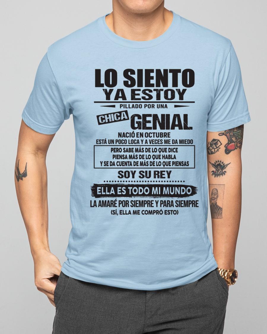 Octubre Chica Genial - Regalo especial para tu novio - T10 (SKU05-95-10)