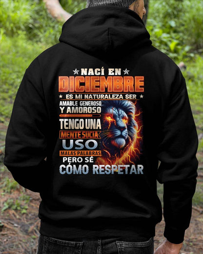 DICIEMBRE - MENTE SUCIA PERO SÉ RESPETAR - REGALO DE CUMPLEAÑOS PARA HOMBRES - CCDI12sp (SKU10-68-12)