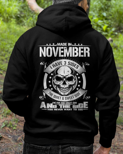 I WAS BORN IN NOVEMBER, I HAVE 3 SIDES male (SKU08-65-11)