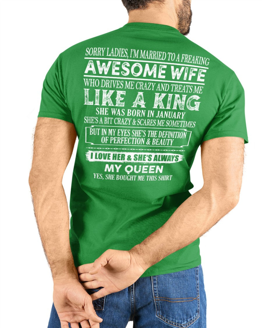 SORRY LADIES, I'M MARRIED WITH HER - SHE WAS BORN IN JANUARY - Vivian01