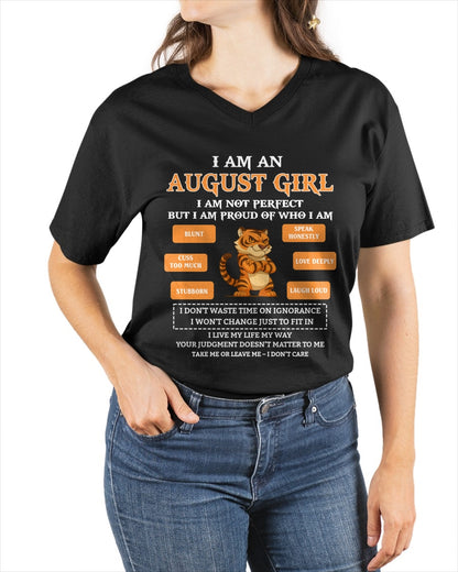 "I AM AN AUGUST GIRL" - Birthday Gift For August Girls - FMA ccdi08 (SKU2606-387-08)