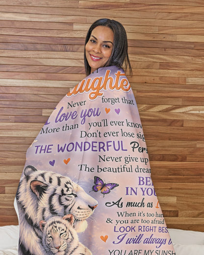 Halloween Blanket Gift for Your Daughter- From Dad (SKU2607-242)