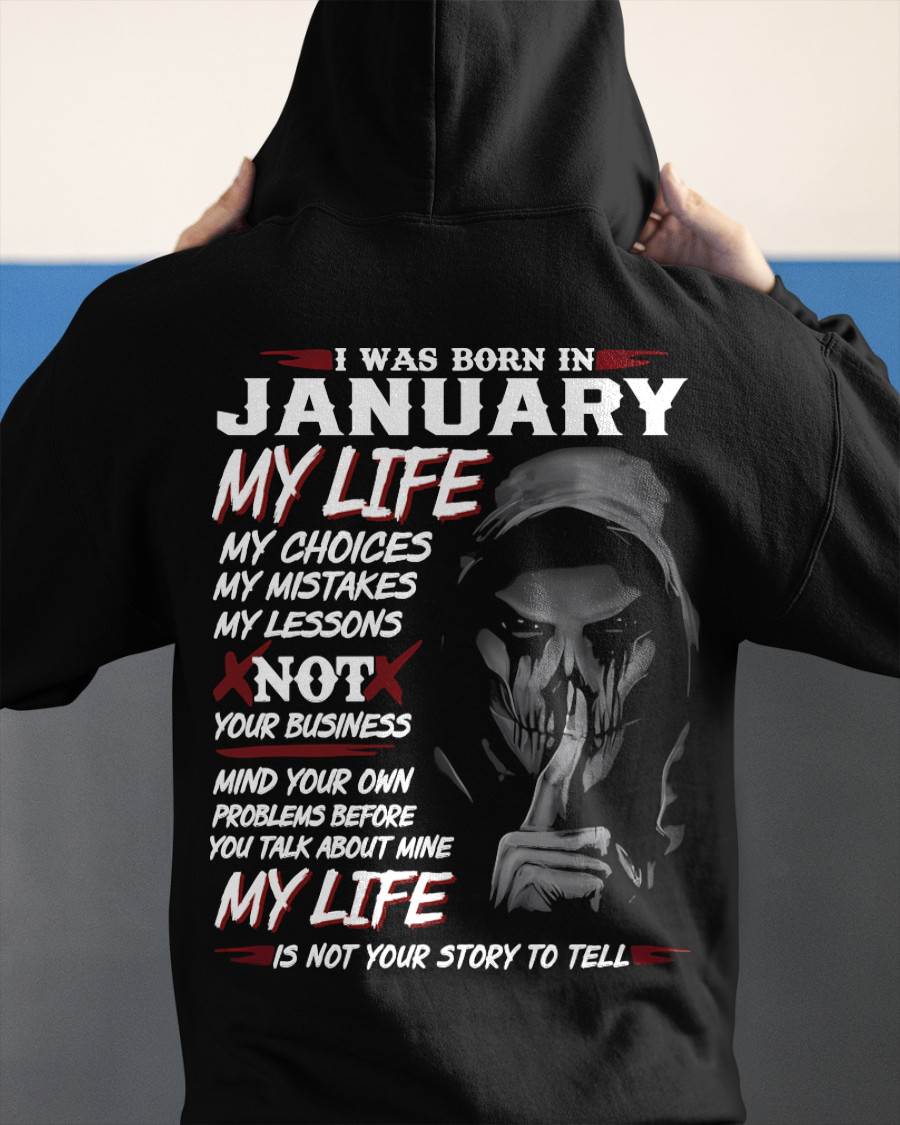 I WAS BORN IN JANUARY- FMA (SKU08-36-01)