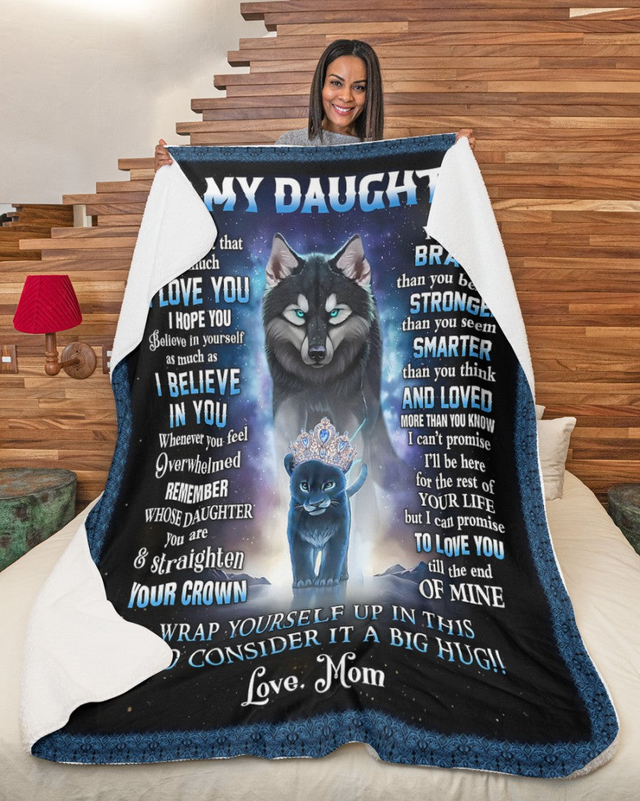 Special Gift For Your Daughter Blanket - From Mom (SKUB12-88)