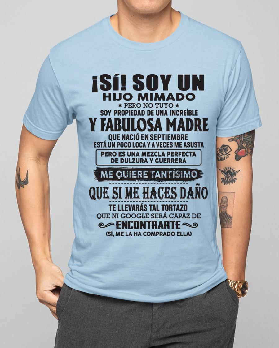 Madre increíble nació en septiembre – Regalo especial para hijo – T09 (SKU06-12)