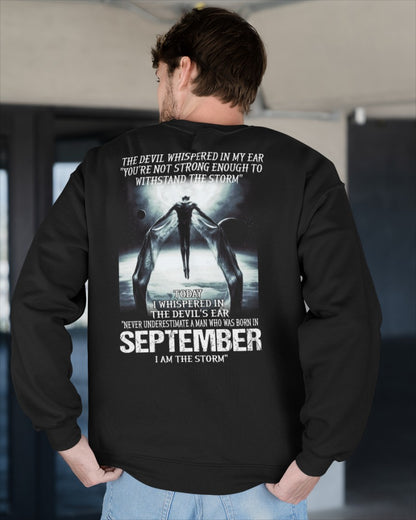 SEPTEMBER - NEVER UNDERESTIUNDER A MAN - I AM THE STORM - male (SKU08-35-09)