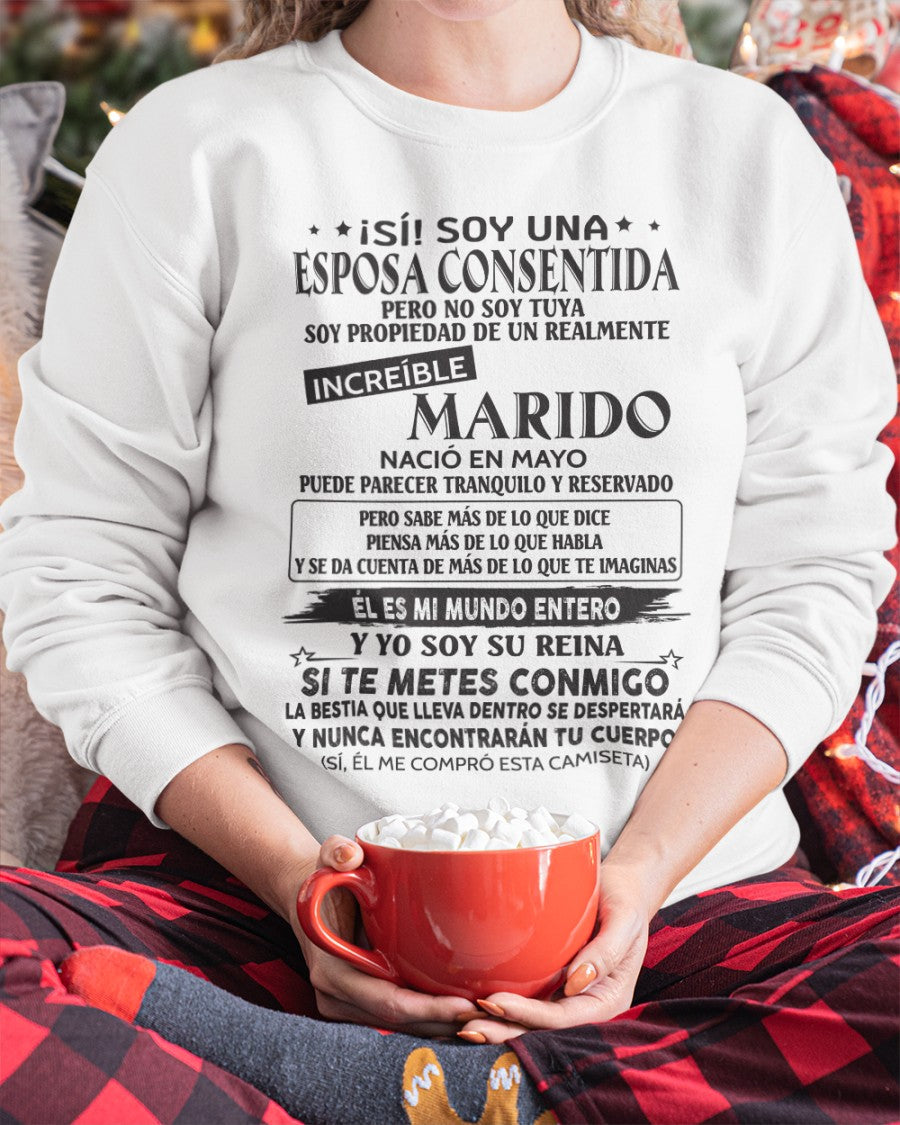 Mayo - Marido Increíble Nació En Mayo - Regalo Especial Para Esposa - T05 (SKU06-09-05)