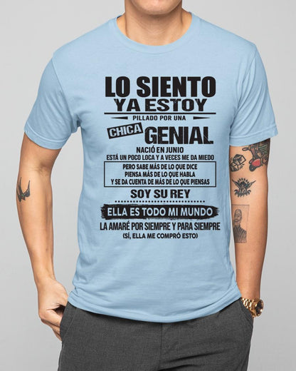 Junio Chica Genial - Regalo especial para tu novio - T06 (SKU05-95-06)
