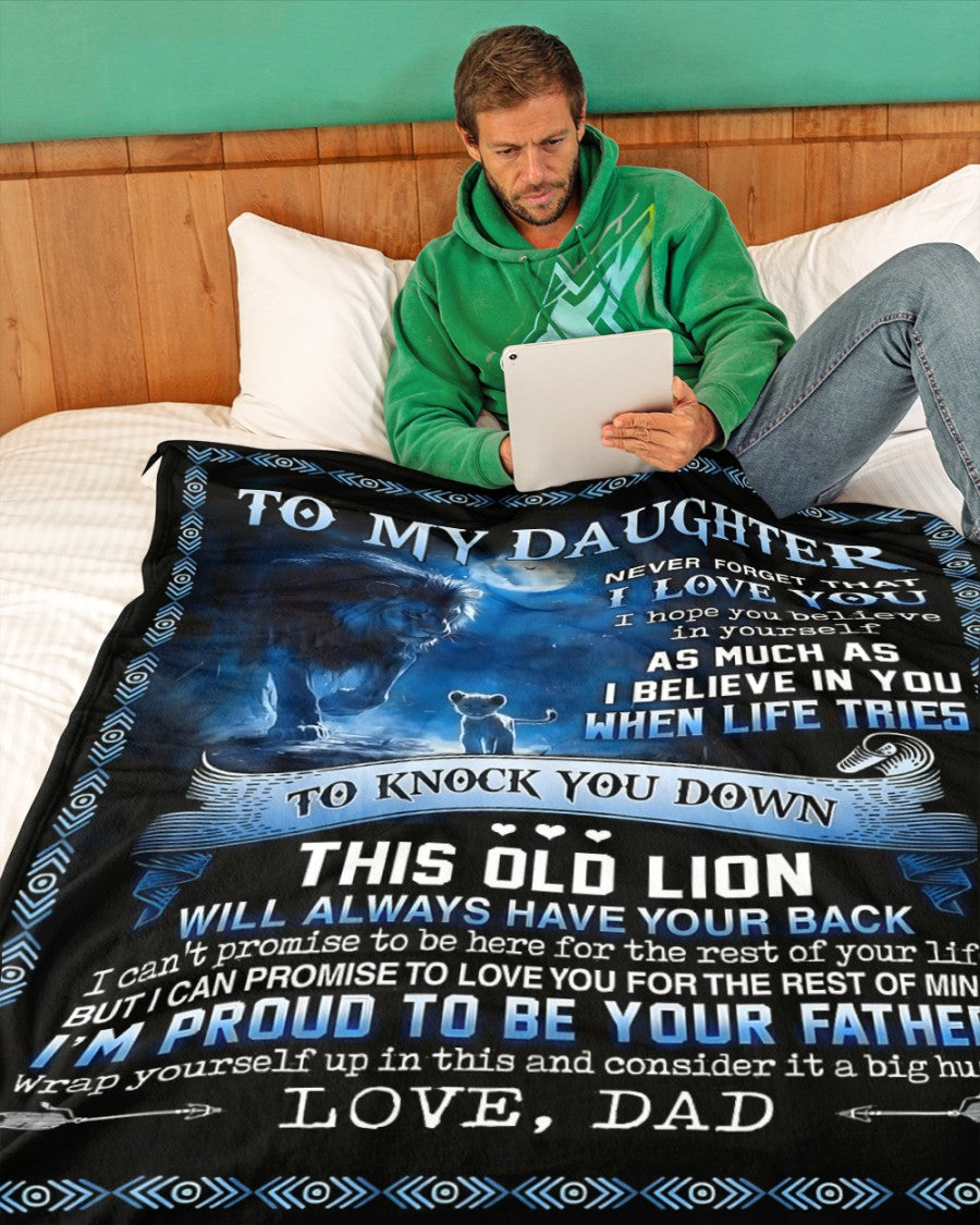 Special Gift for Your Daughter - From Dad Blanket (SKUB12-66)