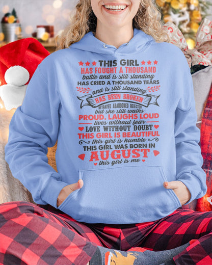 This girl has fought a thousand, she was born August - Vivian08