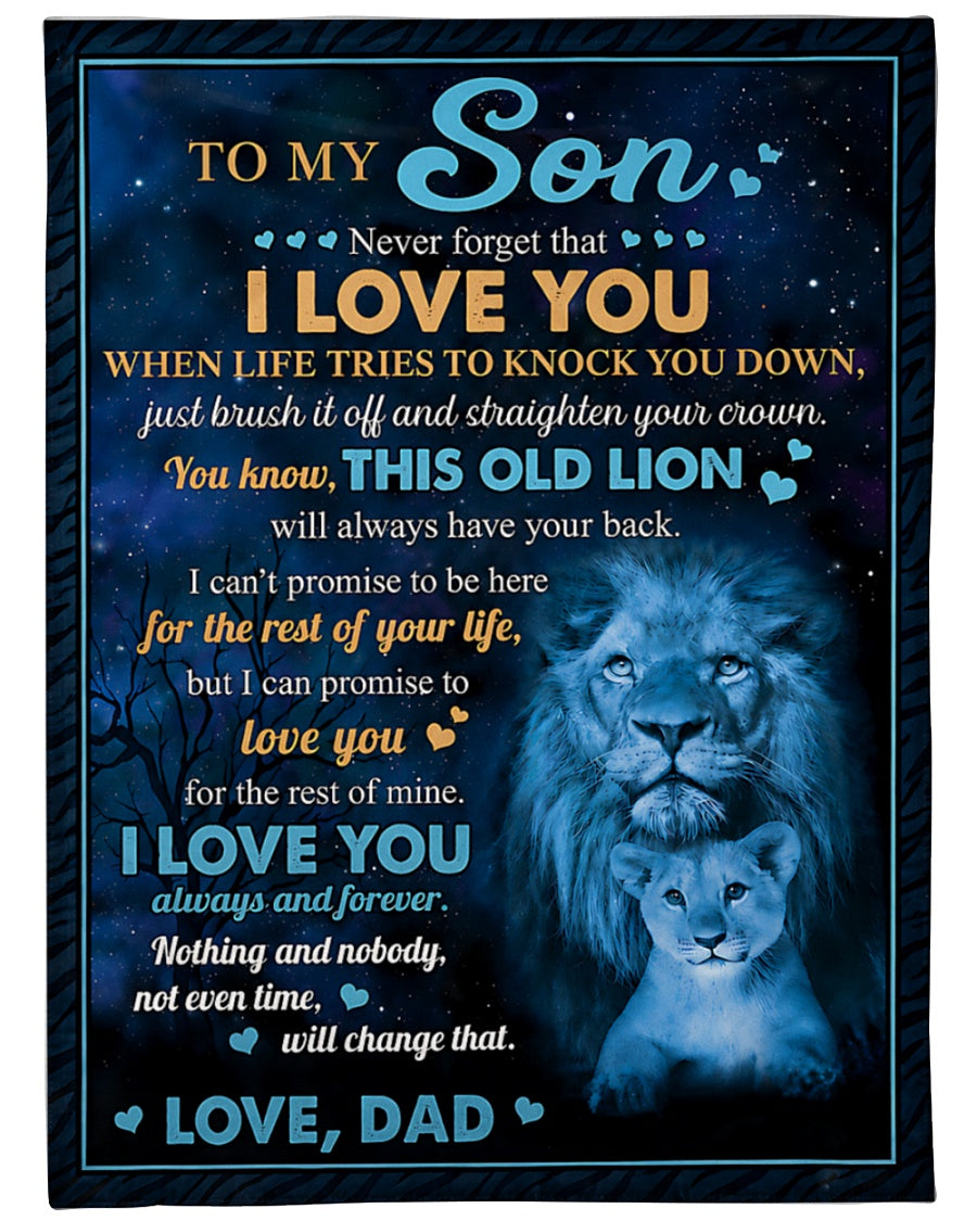 Special Gift For Your Son Blanket - From Dad (SKU2606-215)